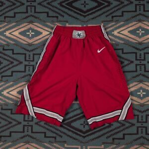 Nike Ohio State Buckeyes Basketball Shorts Dri Fit NCAA Spell Out Medium NCAA